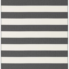 Tarasowy Dywan Sznurkowy  Essenza Pasy Czarny 48644-690