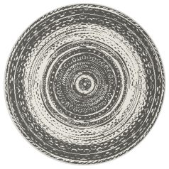 Balkonowy Dywan Sznurkowy Okrągły Essenza Koło 120cm Czarny 48837-690