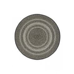 Balkonowy Dywan Sznurkowy Okrągły Essenza Koło 120cm Czarny 48837-690